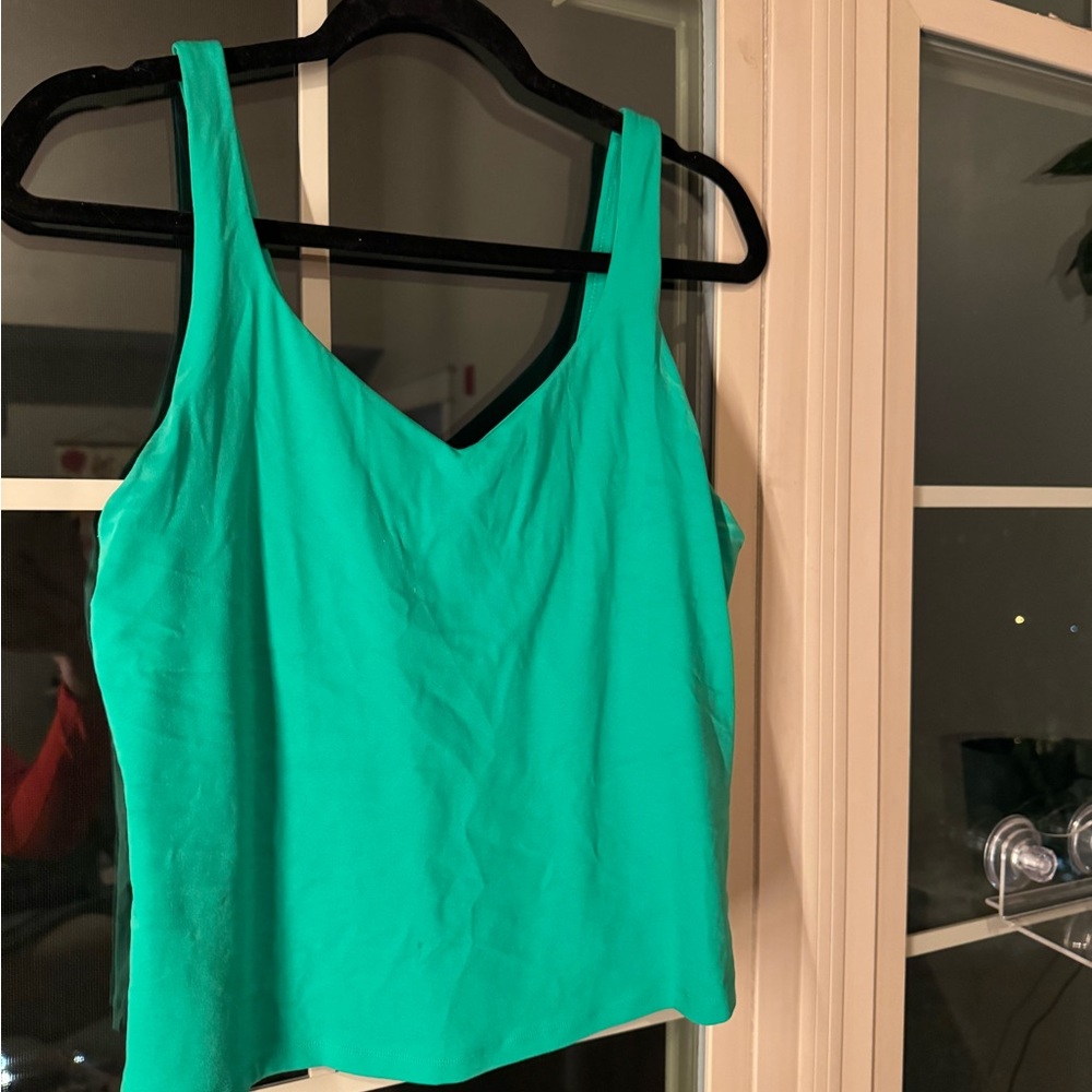 Offline by Aerie Vibrant Green Yoga Top